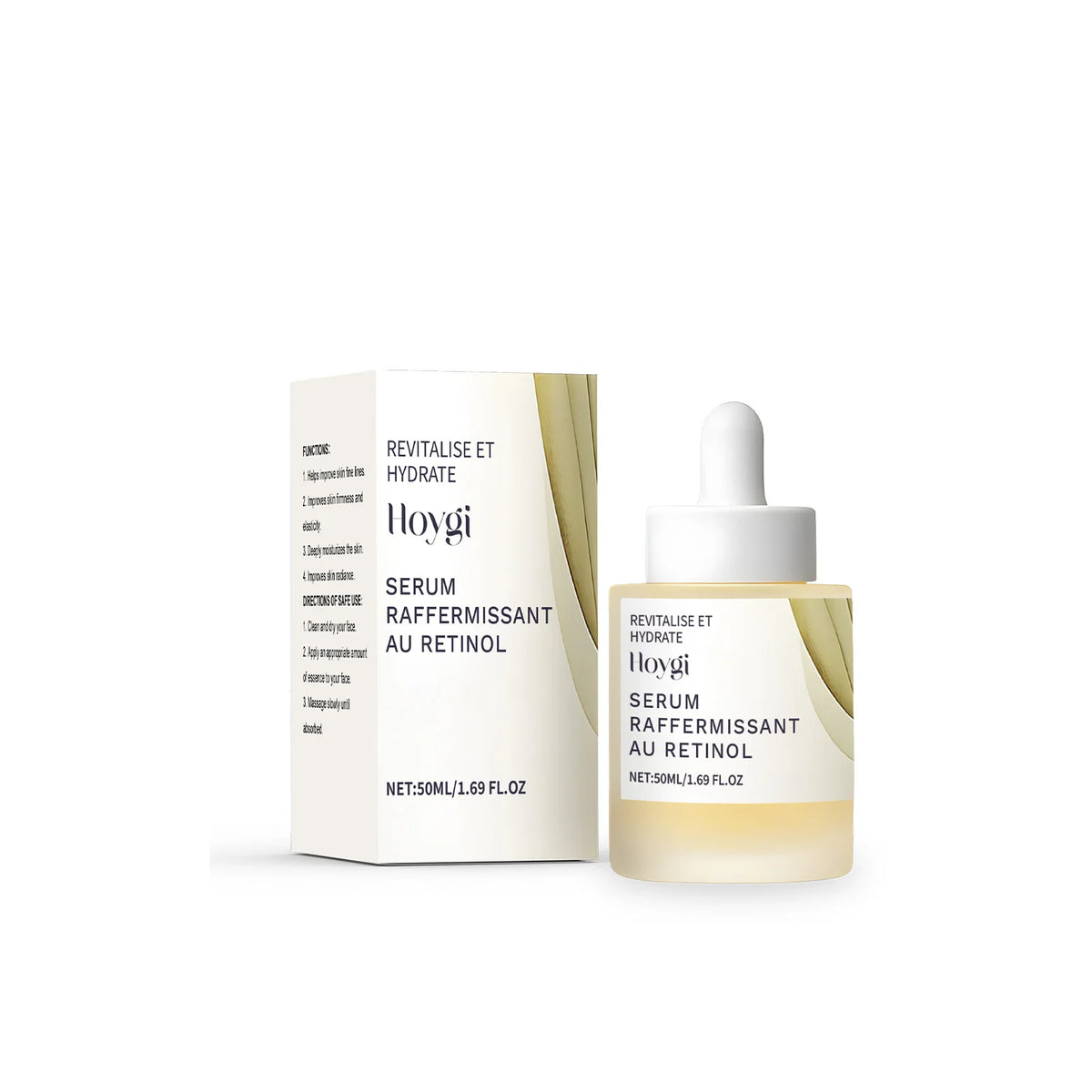 Hoygi Retinol Face Serum – Daily Moisturizing Essence Retinol Face Serum Qst 50ml boxed