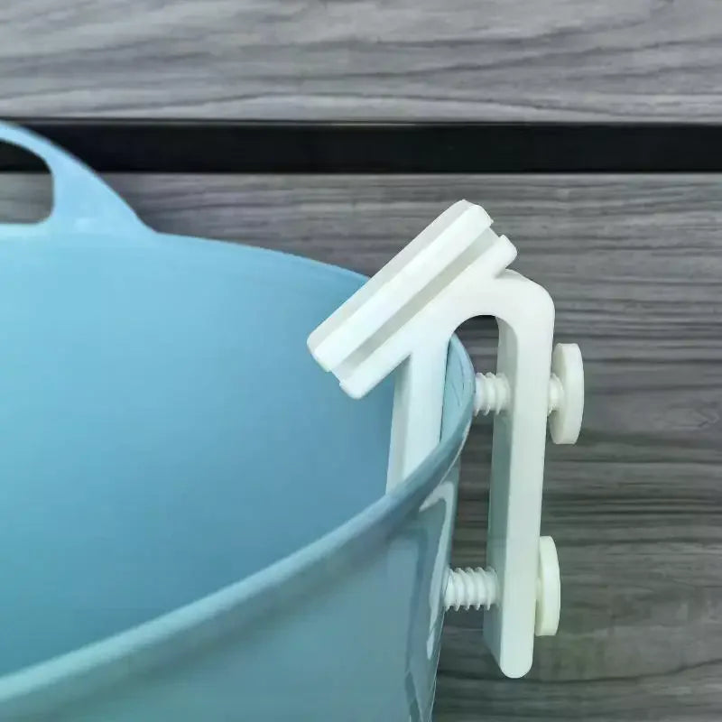 Garden Hose Holder Bucket Edge Clip | Metal Hose Storage Hose Holder Clip Qme