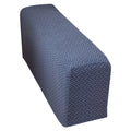 Checkered Couch Arm Covers – Washable Armrest Slipcovers Armrest Slipcover Qme Dark Gray
