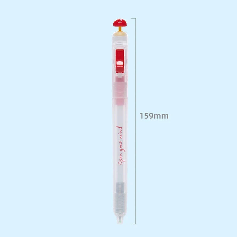 Fidget Clicker Gel Pen 3-Pack – Smooth 0.5mm Writing Pens Gel Clicker Pens Qme 06