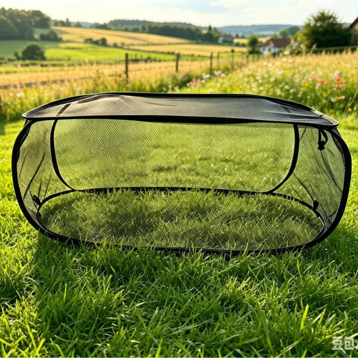 Foldable Plant Shade Net Cover with Steel Wire Frame Garden Plant Cover Qst