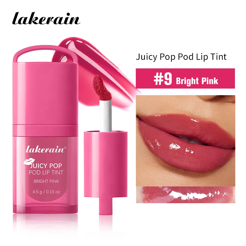 Lakerain Juicy Lip Gloss – Mirror Glaze Hydrating Watermelon Oil Lip Gloss Qst 09