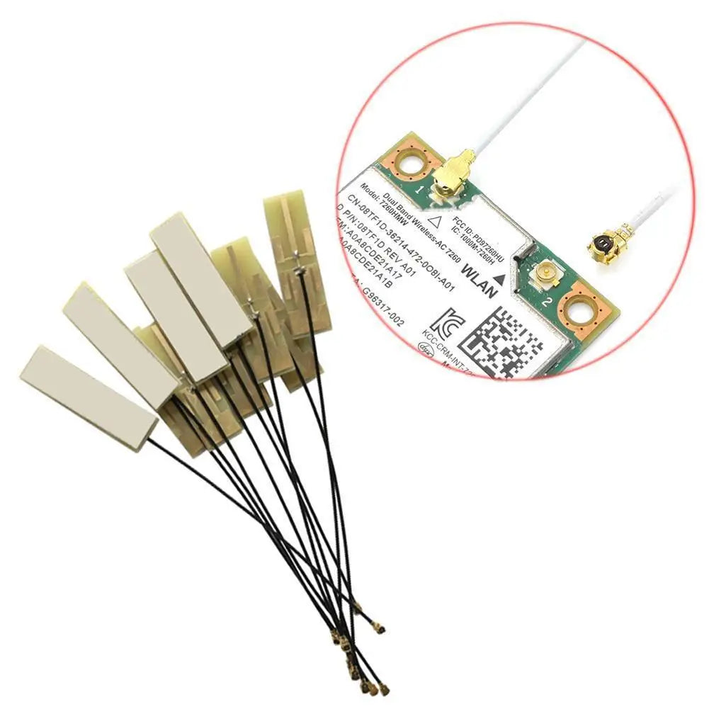 Mini PCIe WiFi Bluetooth Internal Antenna 2.4G 5G 5.8G IPEX WiFi PCIe Antenna Qme
