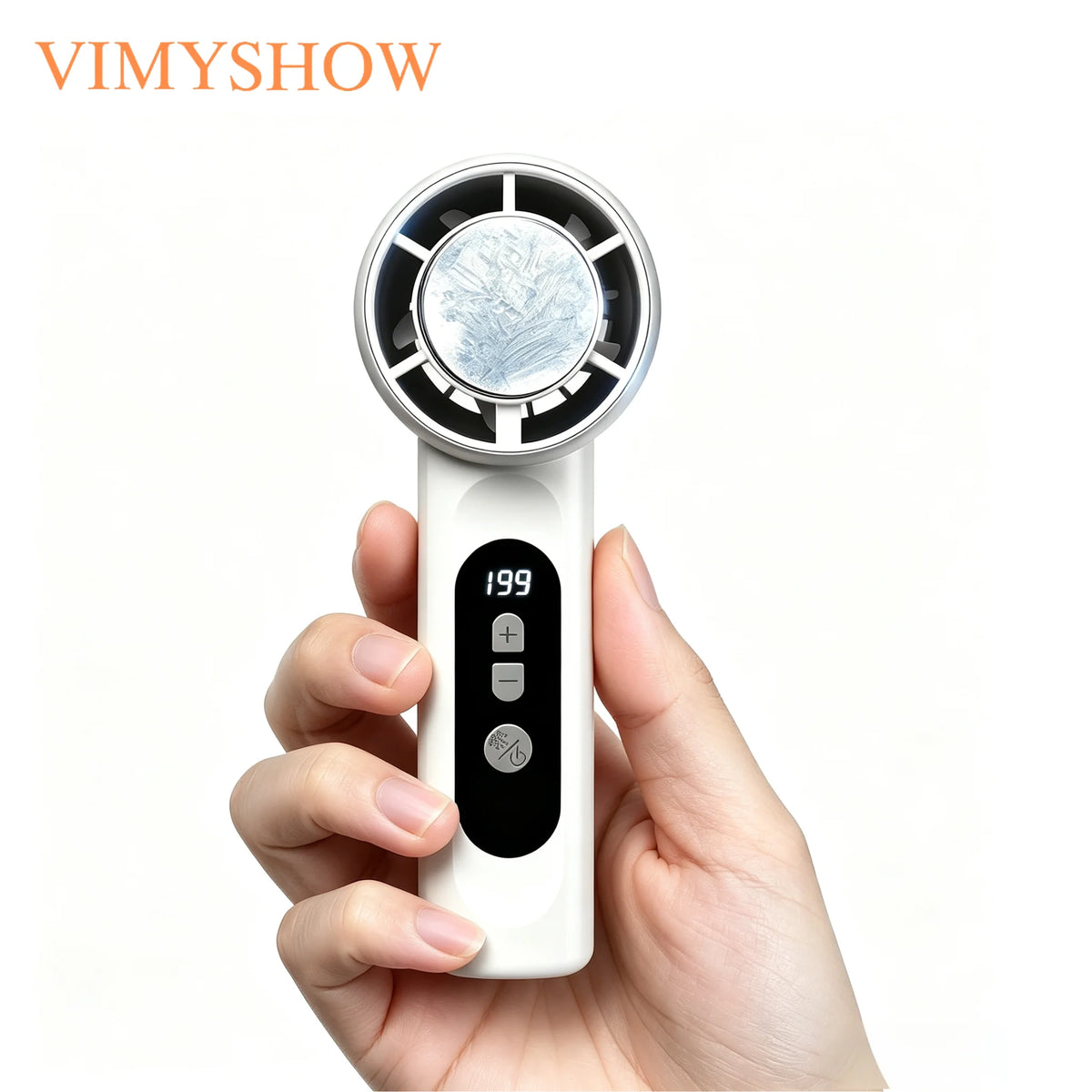 Rechargeable Mini Handheld Fan – 199-Speed Ice Cooling USB Handheld Personal Fan Qst