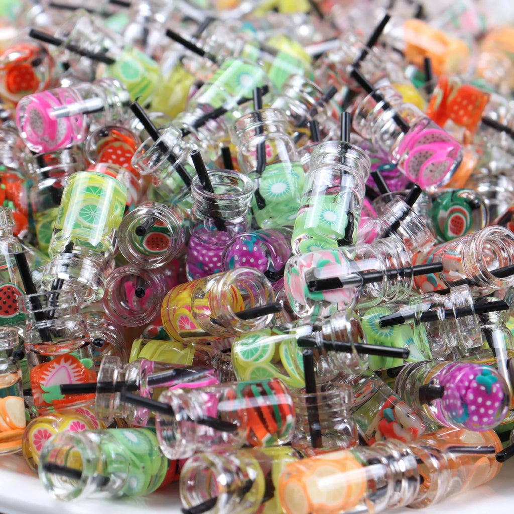 Fruit Slice Drink Bottle Resin Charms – DIY Jewelry Making DIY Resin Charm Qme