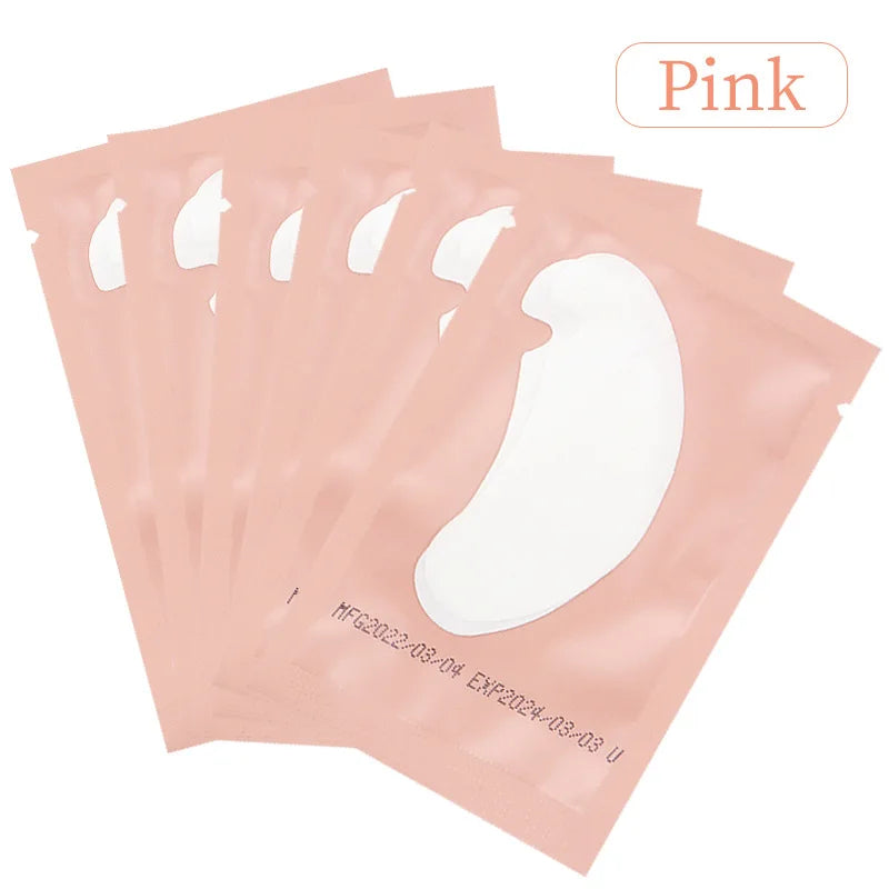 50 Pairs Hydrogel Eye Pads for Eyelash Extensions – Lint Free Eyelash Extension Pads Qme