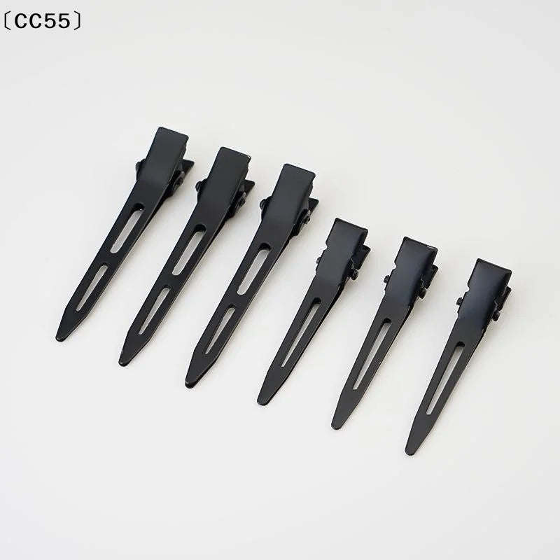 10PCS Black Duckbill Alligator Hair Clips – Nonslip Salon Set Hair Styling Clips Qst