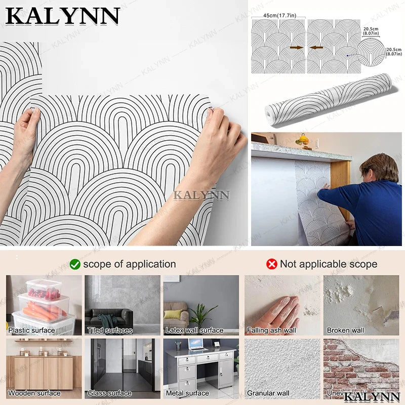 Peel & Stick Wallpaper Abstract Wood Grain Contact Paper Peel & Stick Wallpaper Qme