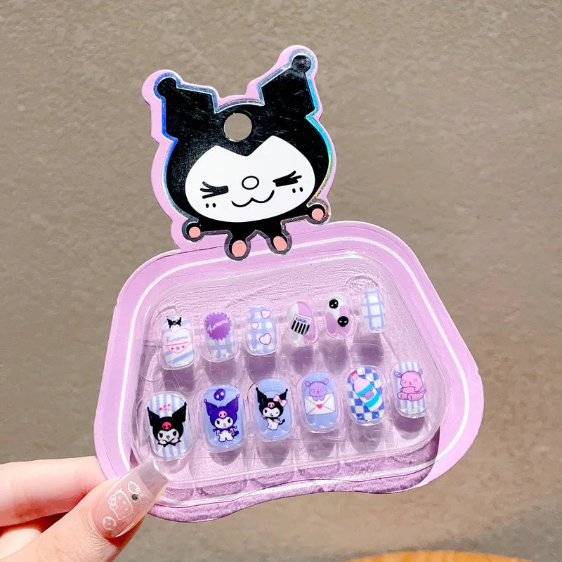 Hello Kitty Kuromi Nail Stickers – Non-Toxic Nail Decals Nail Art Stickers Qme 2