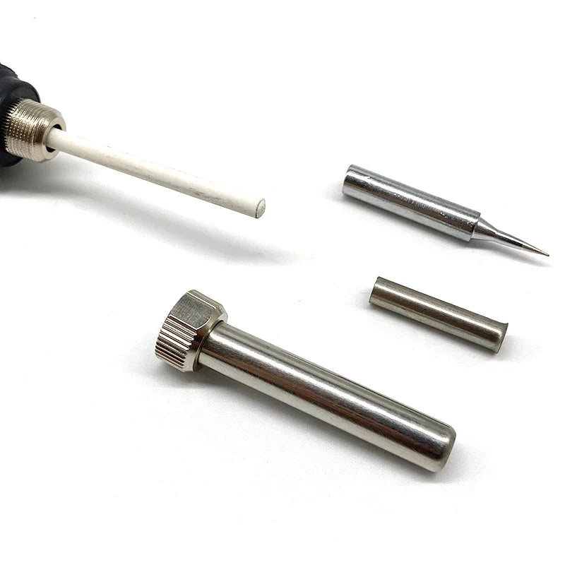 907 Soldering Iron Tip Sleeve Cannula Casing – Stainless Steel Soldering Iron Accessory Qme