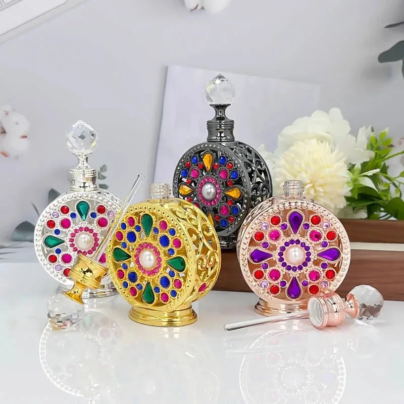 Luxury 15ml Glass Perfume Bottle | Empty Refillable Dispenser Refillable Perfume Bottle Qme