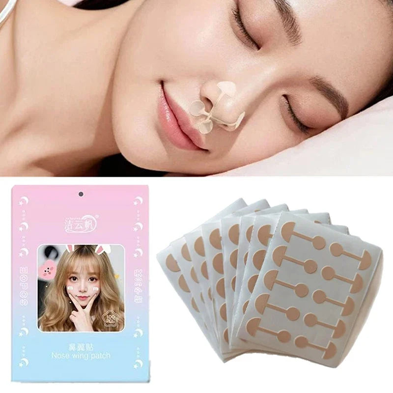 Invisible Nose Wing Slimming Strips – Contouring Patches 50/100 Nose Contouring Strips Qme