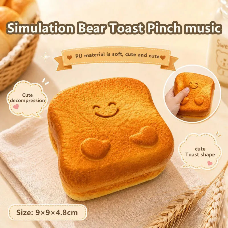 Squishy Totoro & Kitty Bread Fidget Squeeze Toys – Adults Gift Squishy Fidget Toy Qst