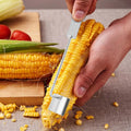 Stainless Steel Corn Cob Stripper & Kernel Remover – Set of 2 Corn Cob Stripper Qme China Mainland