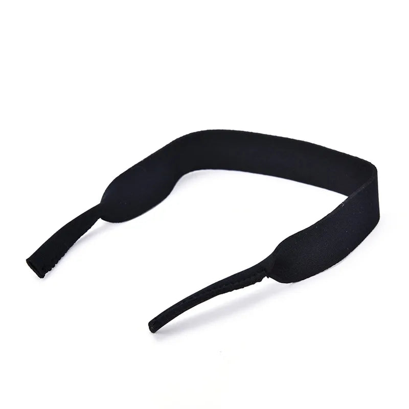 Neoprene Stretchy Sports Glasses Strap Band Cord Holder Eyewear Strap Qst Black