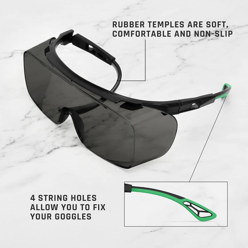 VOPHA ANSI Z87.1 Safety Glasses Over Glasses Anti-Fog HM6 Safety Glasses Qst
