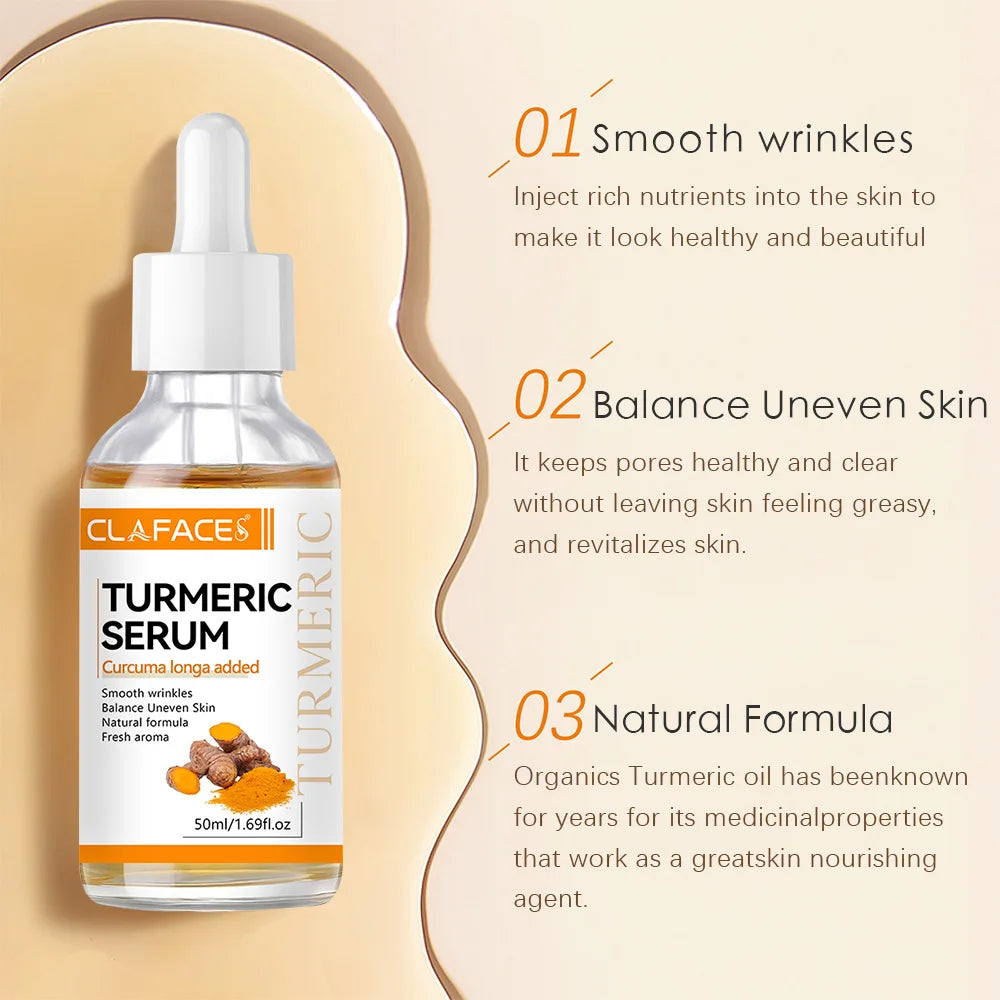 REAROYA Turmeric Face Serum – Brighten, Firm & Moisturize Face Serum Qst