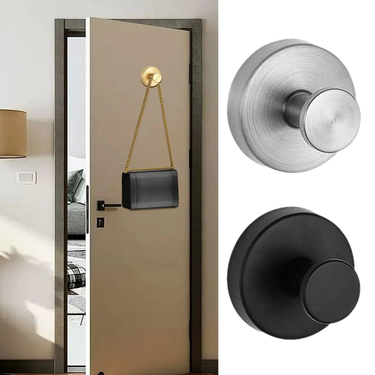 No-Drill Suction Cup Hook Stainless Steel Kitchen & Bath Hanger Suction Cup Hook Qme