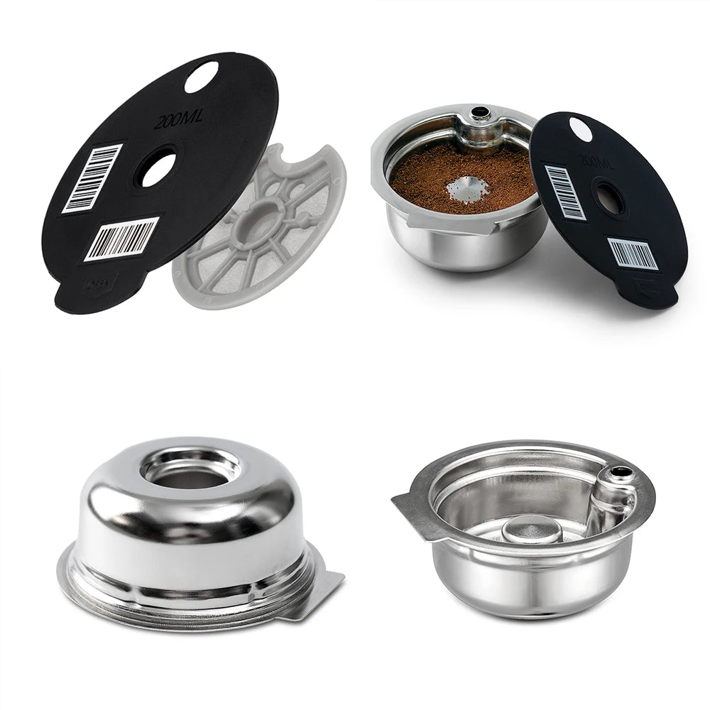 Reusable Stainless Steel Tassimo Coffee Pod – Refillable Reusable Coffee Pod Qst