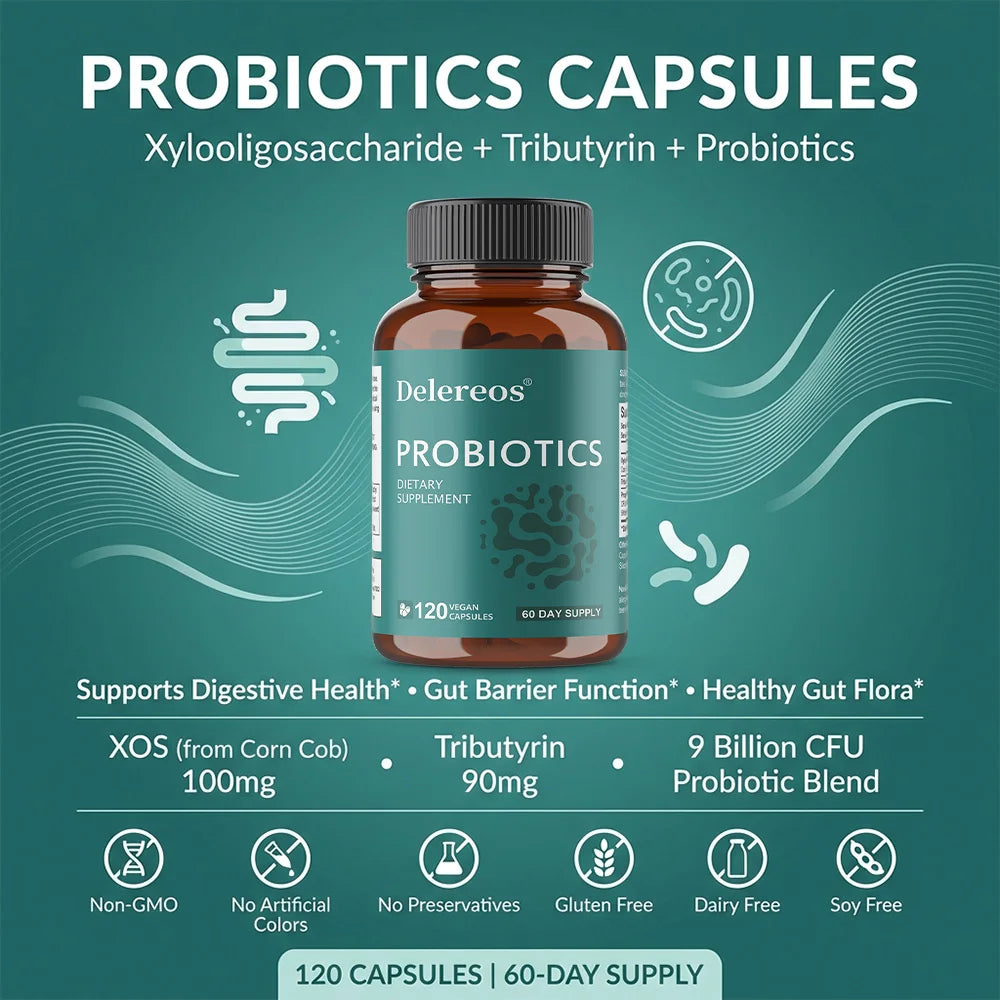 Women's Probiotics 9 Billion CFU with Prebiotics & Enzymes Probiotic Supplement Qst
