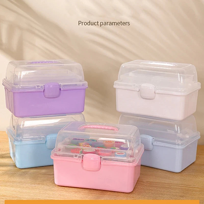 Kids Hair Accessories Organizer Box | 6 Colors | Qme Hair Accessories Organizer Qme