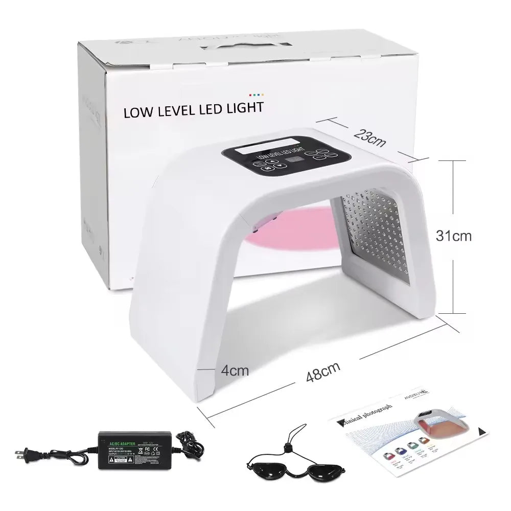 7-Color PDT LED Light Therapy Facial Mask – Skin Rejuvenation LED Facial Mask Qst