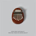 8 Key Mini Wooden Kalimba Finger Thumb Piano – Brown Thumb Piano Qme brown