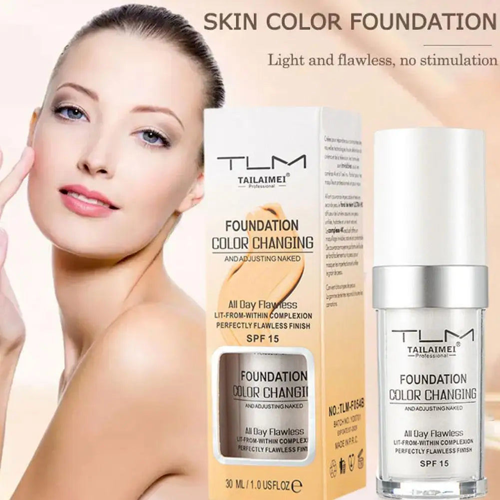 Qme Color-Changing Liquid Foundation – Waterproof & Blending Liquid Foundation Qme