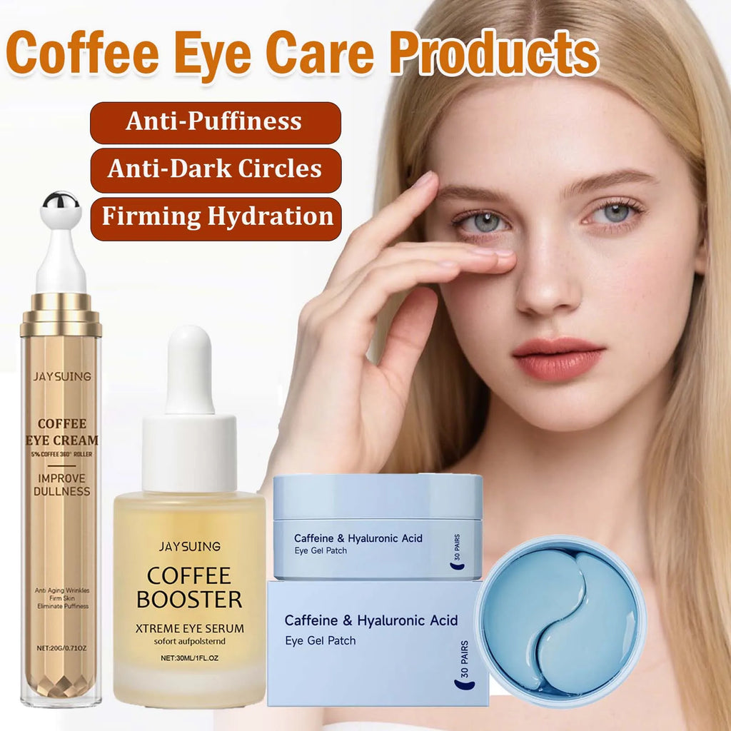 Qme Coffee Eye Cream Roller – Moisturizing & Brightening Eye Cream Roller Qme