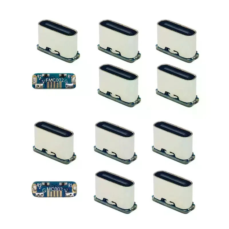 USB Type-C Female PCB Solder Repair Adapter – DIY Connector 2pk PCB Solder Connector Qme