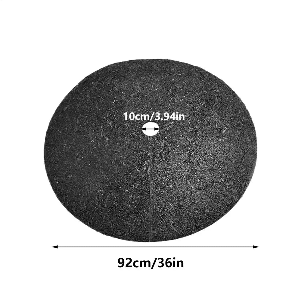 Tree Mulch Ring Non-Woven Reusable Plant Protector Mat Plant Protector Mat Qme 36 in