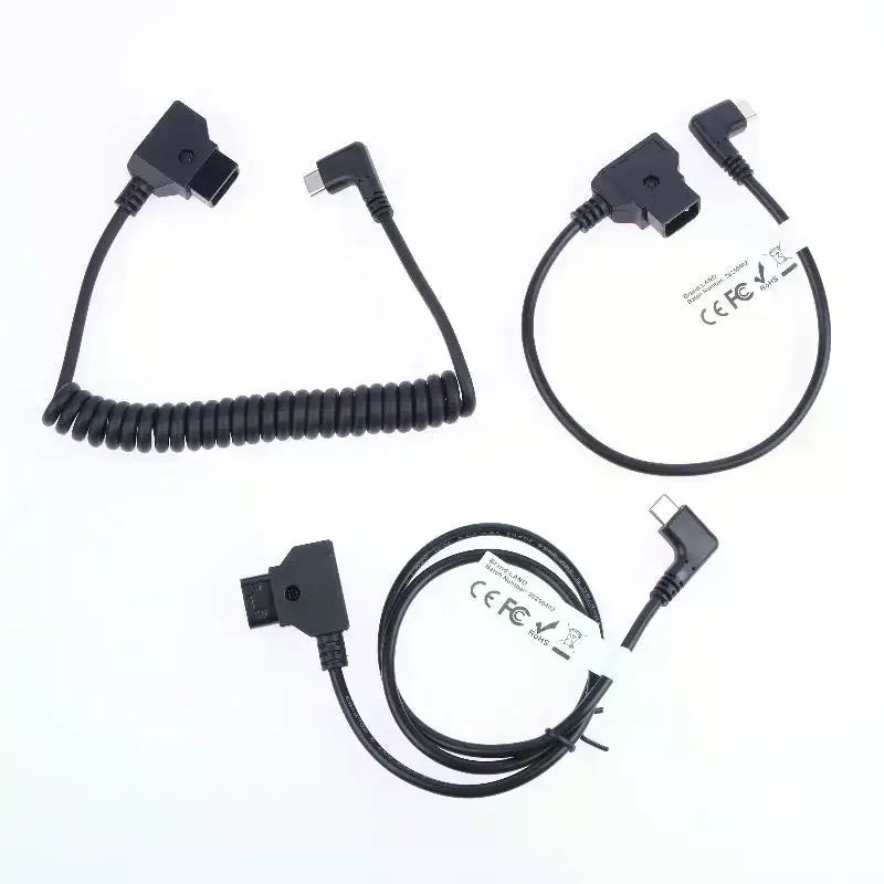 D-Tap to USB-C Power Cable for LED Panels & Battery Supply Power Charging Cable Qme
