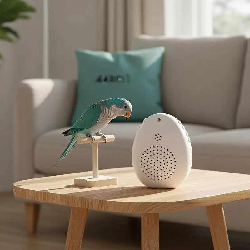 Parrot Speech Trainer – Loop Playback & Multiple Modes Portable Bird Training Device Qme