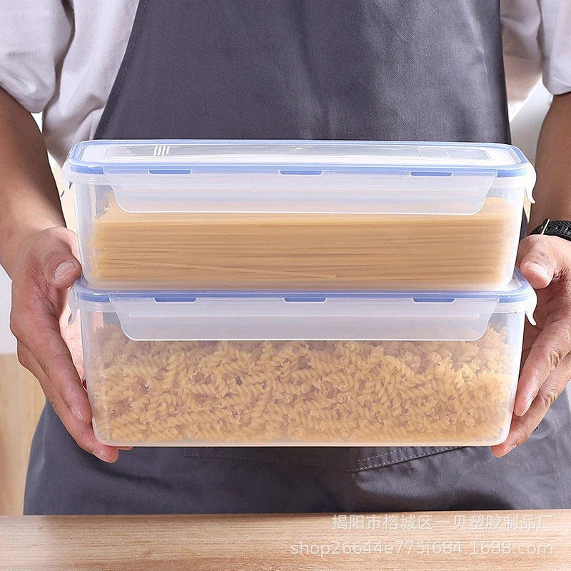 Airtight Bread Box with Lid | BPA-Free Plastic Loaf Container Bread Storage Box Qme