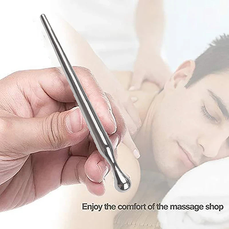 Metal Acupuncture Pen – Manual Trigger Point Massager Tool Acupressure Massage Pen Qme