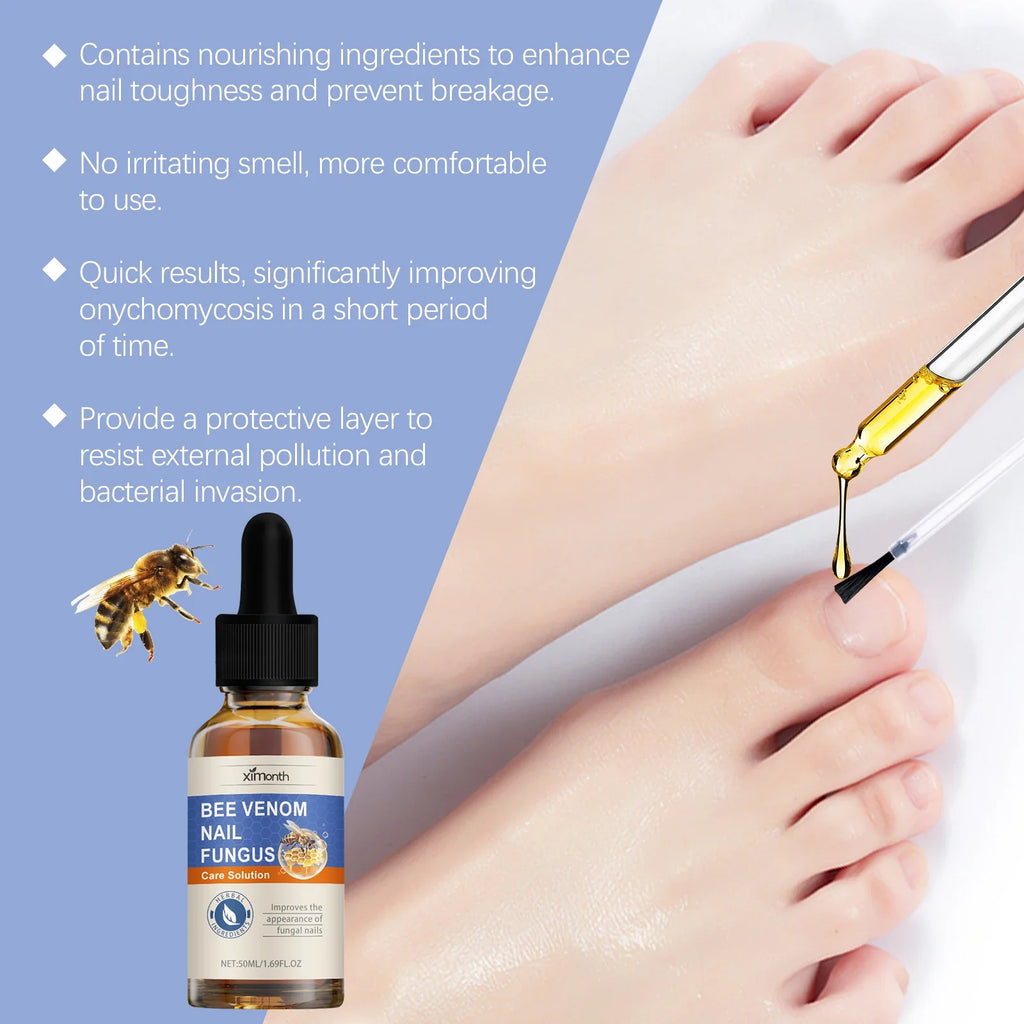 Bee Venom Tea Tree Nail Repair & Cuticle Care Serum 50ml Nail Repair Serum Qme
