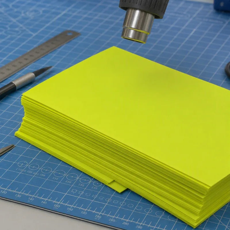 Fluorescent Green Kydex Sheet for Knife Sheath & Holster Making Kydex Thermoplastic Sheet Qst