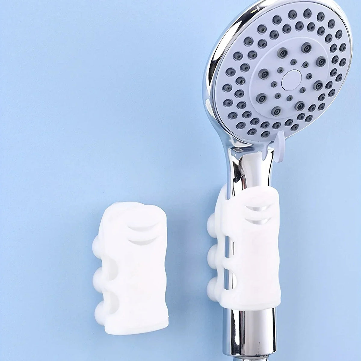 Suction Cup Shower Head Holder Stand – Removable, 3 Colors Shower Head Holder Qme