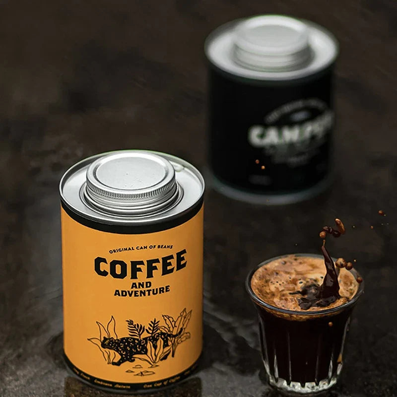 Sealed Coffee Bean Storage Tin Can – 150g & 200g Airtight Coffee Storage Tin Qme