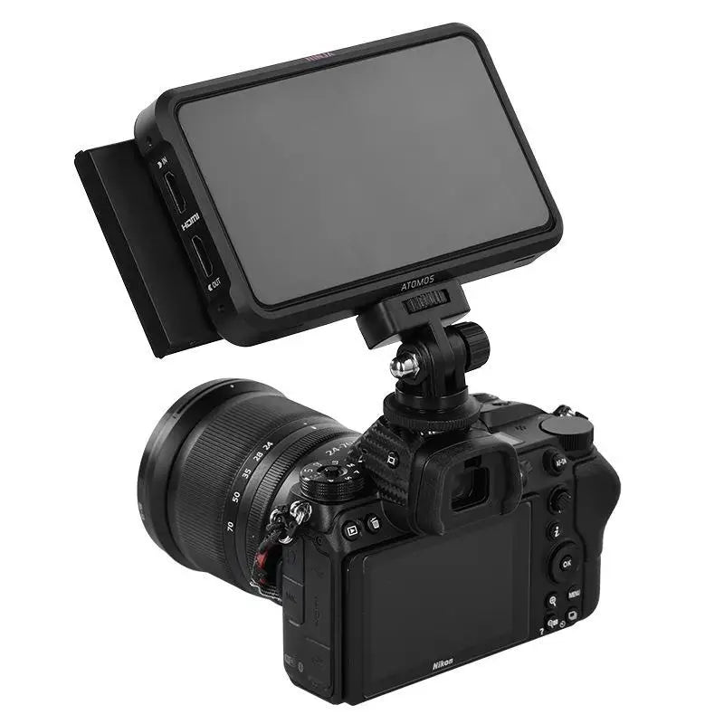 Flexible Phone Mount Camera Hot Shoe Tripod Adapter Clip Camera Phone Mount Qme