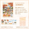 Four Seasons PET Die Cut Stickers for Scrapbook & Diary Die Cut Sticker Pack Qme B