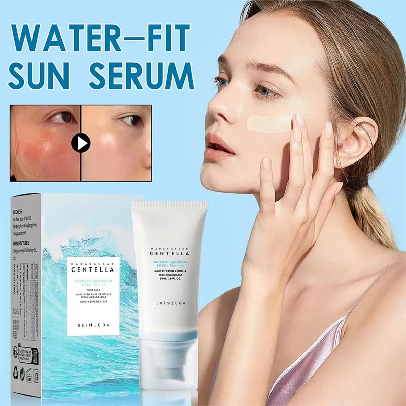 LGRAMER SPF 50+ Centella Facial Sunscreen Korean Moisturizing 50ml Facial Sunscreen Qst