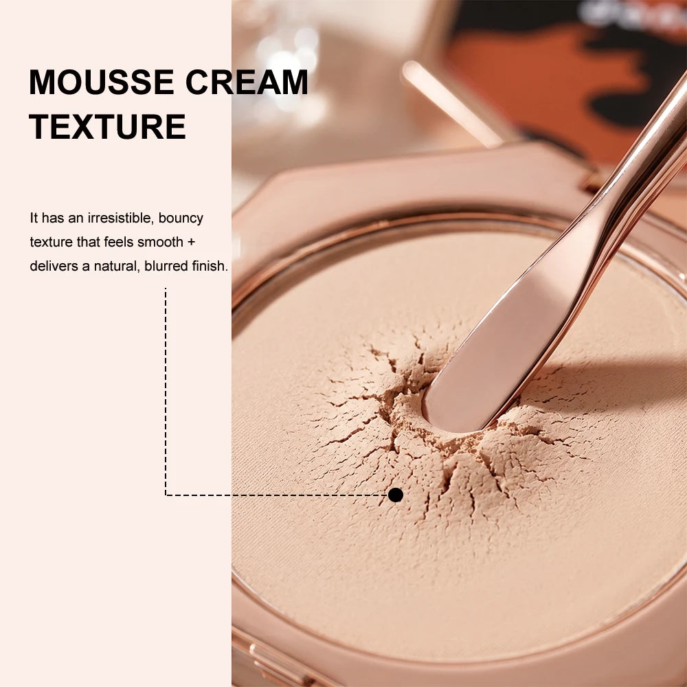 DANCHEL Souffle Mousse Contour Bronzer – Waterproof Long Wear Bronzer & Highlighter Qst