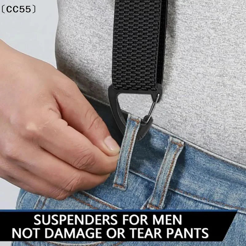 Tactical Hidden Suspenders – Heavy Duty Y-Back Work Suspenders Work Suspenders Qst