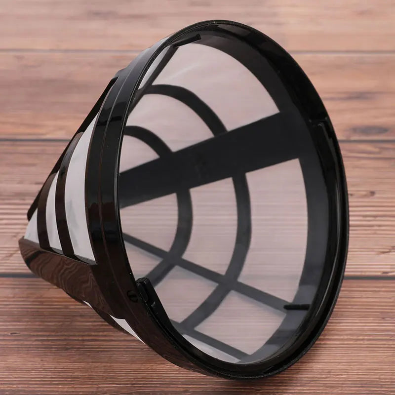 Reusable Basket Coffee Filter – Stainless Steel Mesh Refillable Reusable Coffee Filter Qme