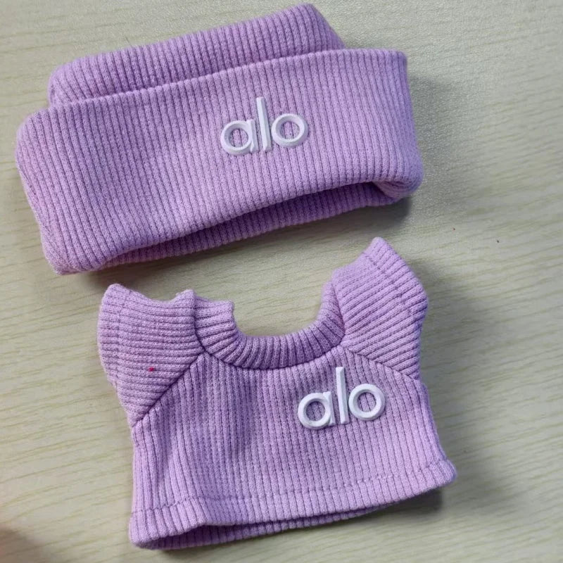 Labubu 15/17cm Doll Outfit Set – Baseball, Sweater & Skirt