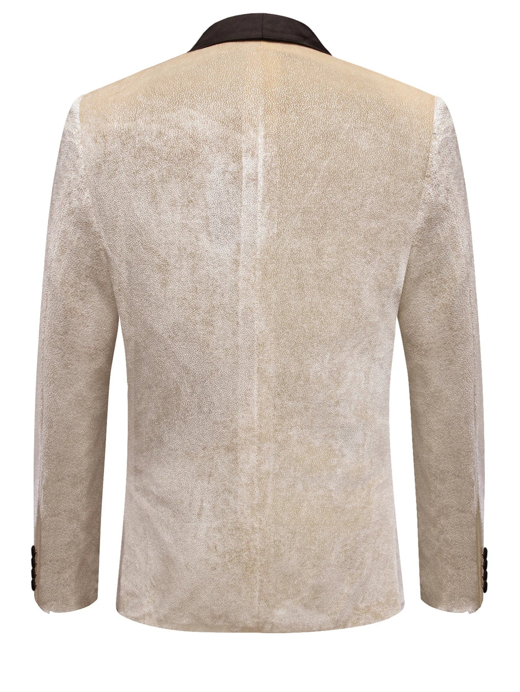 Men's Champagne Shawl Lapel Tuxedo Blazer | Single Breasted Tuxedo Blazer Qme