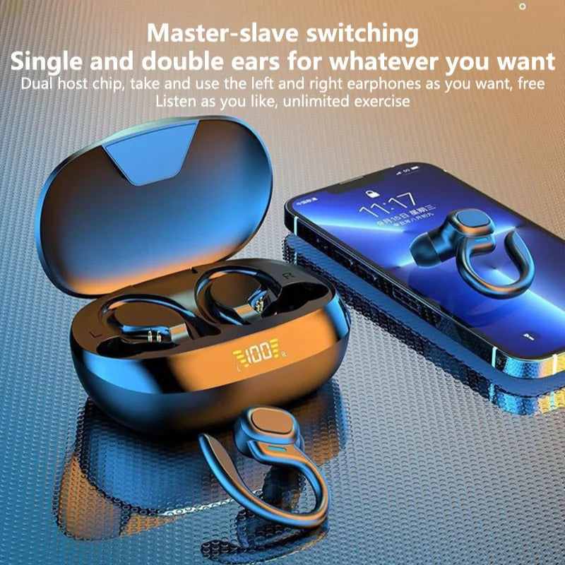 Wireless Bluetooth Sport Earphones – HiFi Stereo & Waterproof Wireless Sport Earphones Qst