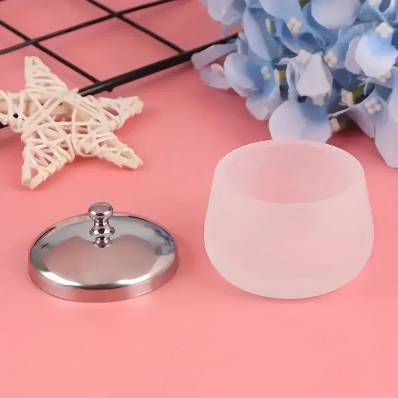 Clear Nail Polish Remover Container | Salon & Home Use Nail Remover Container Qme