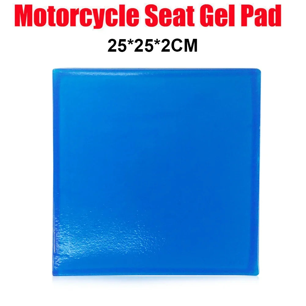 Motorcycle Seat Gel Pad Cushion Mat for Scooter & Motorbike Motorcycle Seat Pad Qme 25x25x2cm